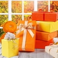 thumbnail image 3 of 120 Sheets Orange Yellow Tissue Paper, 14 × 20” Gift Paper Bulk for Bags Packaging DIY Crafts Wrapping, Wrapping Birthday Party Halloween Fall Easter Thanksgiving -, 3 of 6
