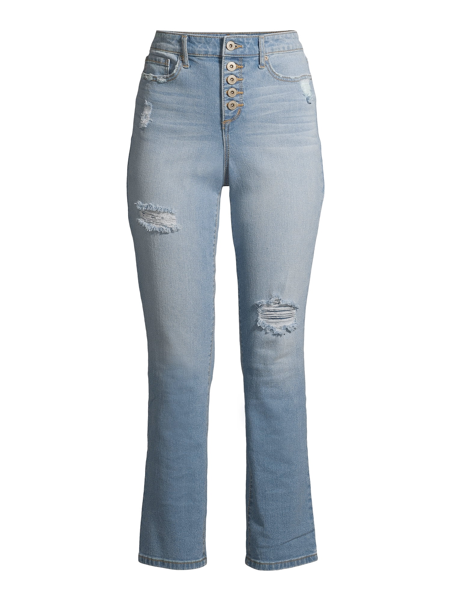 Sofia Jeans by Sofia Vergara Women's High Rise Slim Straight Jeans 