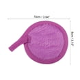 thumbnail image 2 of Almohadillas de franela suave Unique Bargains 3 uds removedor de maquillaje reutilizable morado oscuro, 2 of 7