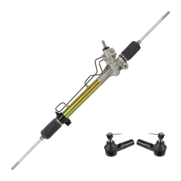 For Toyota Sienna 1998 1999 2000 Power Steering Rack and Outer Tie Rod Kit - BuyAutoParts