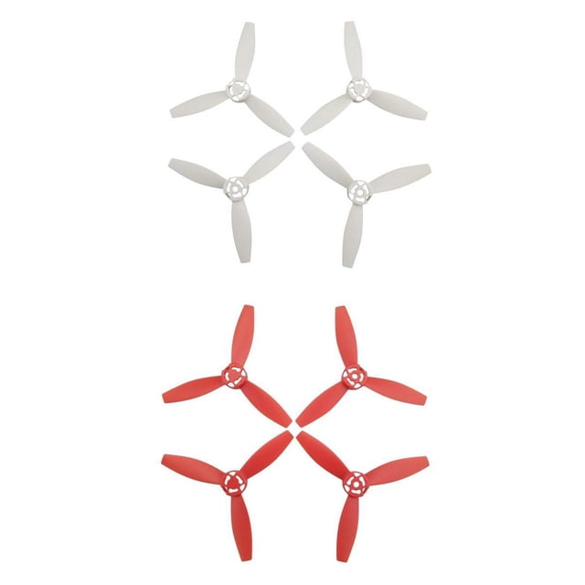 8pcs Hélices Rotores Accesorios Cuchillas Piezas para 2 Rojo Hugo Hélices de cuadricóptero