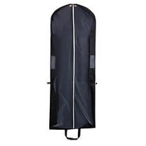 Rovga Garment Bag Long Wedding Dresses Cover Protector Bags Foldable Portability Closet Storage Travel Garment Bag A