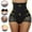 Black, variant on 2021 Plus Size Sexy Women's Shaper Underwear Booty Lifter Slim Control Body Shaper Waist Trainer Abdomen Training Panties,Black#01