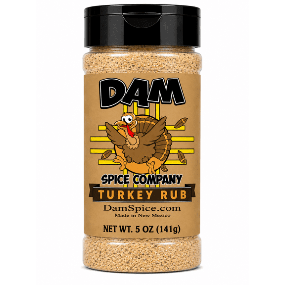DAM Spice Company "Turkey Rub" Savory Herbaceous Lightly Sweet Flavor  Net Wt 5 oz