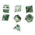 thumbnail image 1 of Juego de dados poliédricos, juego de dados poliédricos de 7 piezas, juego de rol, dados, dados poliédricos de resina, elaborados por expertos, 1 of 9