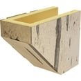 thumbnail image 6 of Ekena Millwork 4"H x 8"D x 48"W Pecky Cypress Faux Wood Fireplace Mantel Kit with Ashford Corbels, Natural Pine, 6 of 10