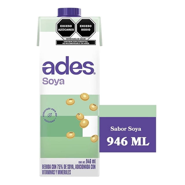 Alimento líquido Ades de soya sabor natural 946 ml