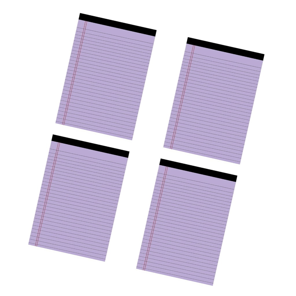 4Pcs Colorful Notepads Lined Writing Notepad 50 Sheets Per Pad For Note Taking