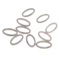 thumbnail image 4 of segolike 10Pcs Acrylic Oval Charm Bead for DIY Earrings Finding Craft Gray, 4 of 9