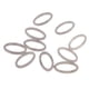 thumbnail image 4 of Colgantes Ovalados Huecos para DIY Joyería 10 Pedazos gris, 4 of 9