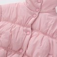 thumbnail image 4 of LOVZFMLL Vestes pour Filles Veste d'Hiver Unie à Manches Longues à Capuche Veste Décontractée d'Extérieur pour Enfants 3-4 Ans, 4 of 6