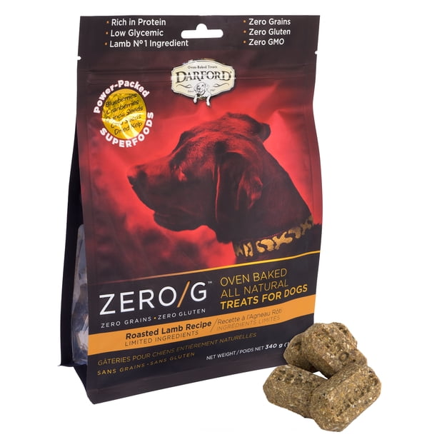 Darford Zero/G OvenBaked Dog Treats, Roasted Lamb, 12 oz. Walmart