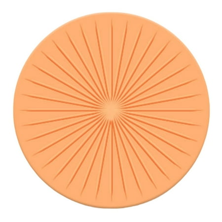 

Mightlink Insulation Pad Heat-resistant Easy to Clean Food-grade Silicone Round Restaurant Home Hotel Dining Table Placemat for Gifts