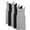 Black/Gray, variant on Fruit of the Loom Mens 4pk Black/Gray A-Shirts
