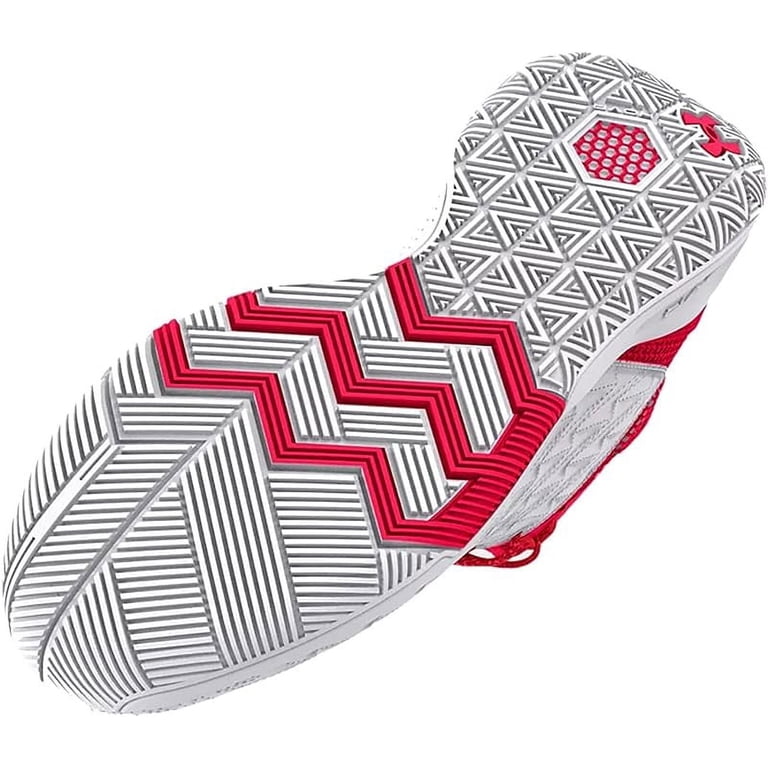 Under Armour HOVR Basketball Shoes Men\'s Size 9 3024979-100 Red/White New UA HOVR HAVOC 5 CLONE BASKETBALL SHOES 3024979-100 WHITE/RED  main image 4