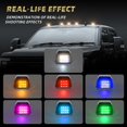 thumbnail image 2 of 5Pcs Solar Powered Truck Marker Lights - Amber LED Turn Signals for Enhanced Night Visibility, 2 of 8