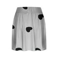 thumbnail image 4 of Faldas de Verano para las Mujeres Impresión Hoja Plisado Tenis Atlético Elástico Pantalones Cortos, Falso Dos Piezas Pantalones Falda para Diario, 4 of 6