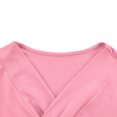 thumbnail image 5 of Maean Girls Short Sleeve Shirts V Neck Summer T Shirts Causal Plain Kids Girl Tops for 6-13 Years, 5 of 6