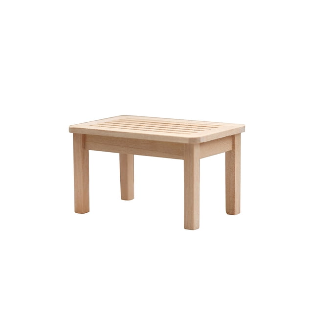 Vogacara 1: 12 Escala Niños Niñas Muñecas Sillas para el hogar DIY Simulación Decorativo Jardín Parque Balcón Sillón Muebles de casas de muñecas Heces Vogacara FN010833-03