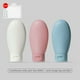 thumbnail image 3 of Inteprter Botellas de viaje de plástico de 3 piezas con bolsa de almacenamiento Contenedores de gel de ducha Artículos de tocador Dispensadores de Almacenamiento y organización del hogar Inteprter HA059170-00, 3 of 6