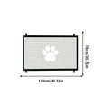 thumbnail image 4 of SSZMDLB 2Pcs Pet Gate, Portable Foldable Dog Gate Barrier, Adjustable Pet Fence for Doorways, Stairs and Hallways, Punch-Free Household Protection, Plastic Safety Gate, 4 of 9