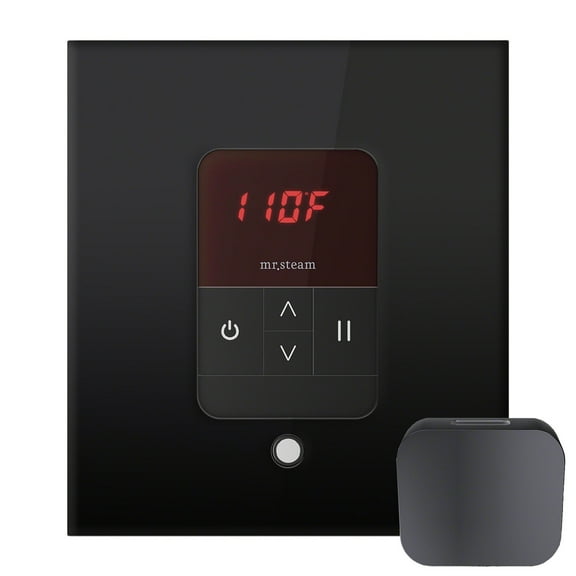 Mr Steam Msitemposq Itempo Digital Steam Shower Control Unit - Black