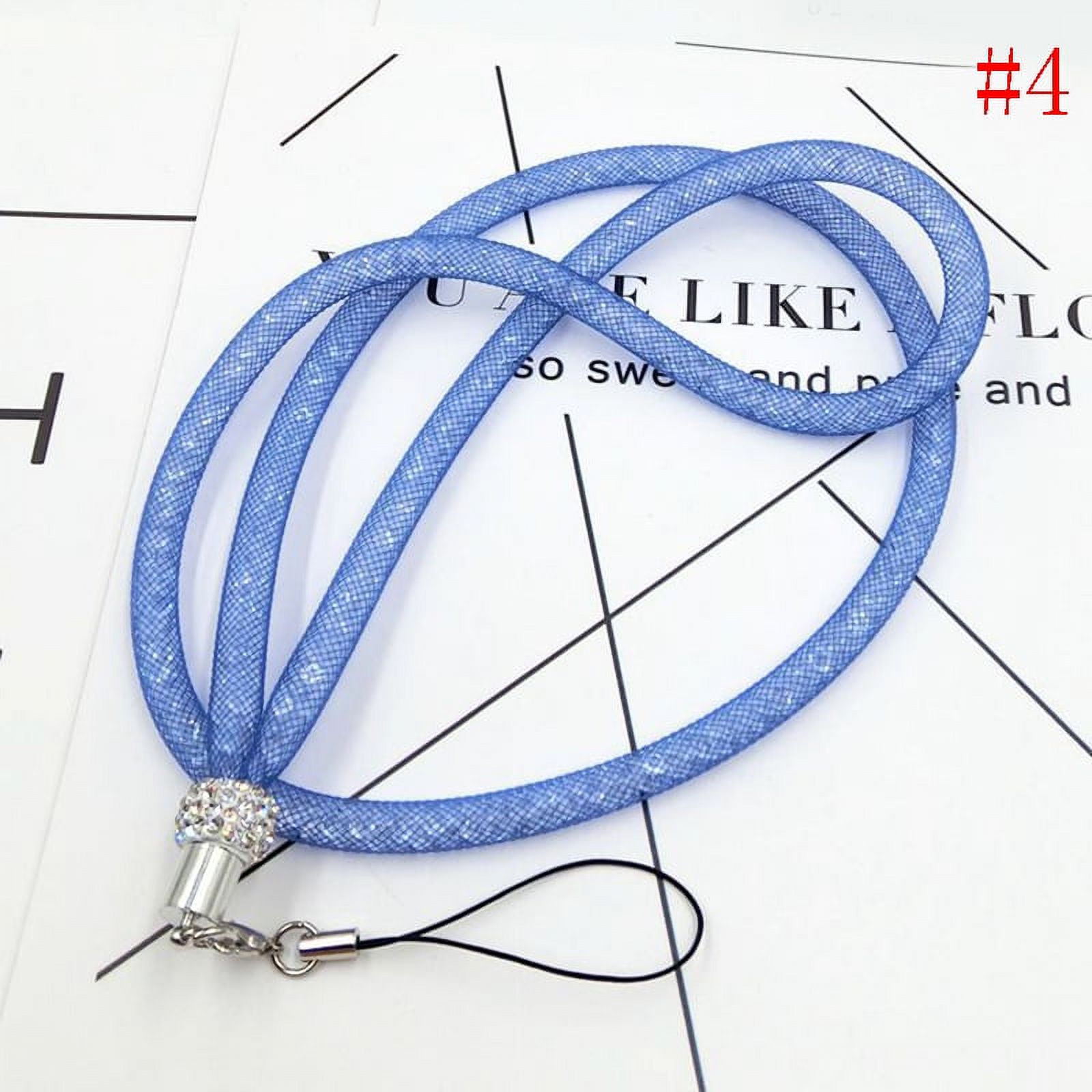 New Multi-function Lanyard Rope Long Lanyard Crystal Lanyard Hanging Neck Variety Of Color Mobile Phone Shell Accessories G3E8