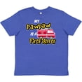 thumbnail image 3 of Inktastic My Pawpaw is a Firefighter with Fire Truck Youth T-Shirt, 3 of 5