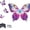 Night colored lighting-A, variant on Remote Controlled Flying Butterfly Drone, Controllable Biomimetic Flying Device With Led Light Flashlight, Simulated Aircraft Shape, Suitable For Indoor And Outdoor Lighting, Brand New Gift