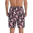 thumbnail image 4 of Lsque Daisies Flowers Mens Sleep Pajama Shorts,Short Pajama Pants, Cotton Ultra-Soft Knit-Large, 4 of 9