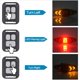 thumbnail image 2 of 3X Luz Trasera de Bicicleta con Señales de , Luces Traseras de Freno de Bicicleta de Advertencia de Seguridad LED Ultrabrillantes Recargables por USB para Bicicleta, 2 of 5
