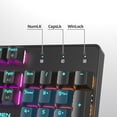 thumbnail image 3 of surmen Clavier Pleine Grandeur Crème avec Pavé Numérique, Clavier de Jeu Mécanique Filaire RVB à 104 Touches Rétroéclairé avec Capuchons de Touches PBT, Commutateur Rouge Linéaire pour Ordinateur Portable de Bureau PC Gamer&Ill;, 3 of 6