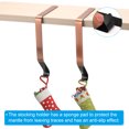 thumbnail image 4 of Unique Bargains Christmas Stocking Holders, 4pcs Stocking Holder Stand Metal Reusable Right Angle for Fireplace Decorations, Silver, 4 of 5