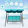thumbnail image 4 of Costway 3 Person Patio Swing Canopy Yard Furniture, 4 of 9