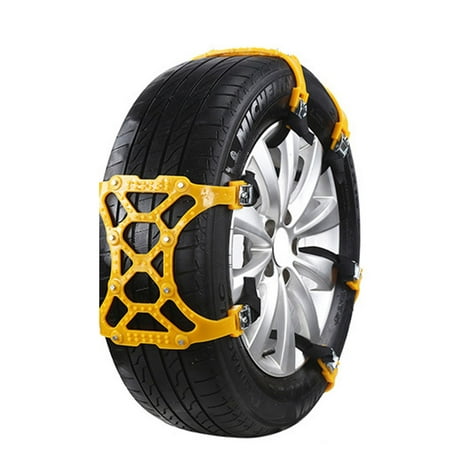 1 PC Car Vehicle Truck Winter Snow Emergency Thickening Anti-skid Chains Double Buckle Non-slipping Tire