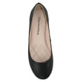thumbnail image 2 of Thesis Formal Shoes Brand City Classified Women Ballet Flats Basic Slip On Round Toe Black PU, 2 of 2