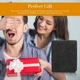 thumbnail image 5 of Ikeay Pu Leather Wallet for Men Tsv Men's Bifold Wallet Slim Minimalist Front Pocket Wallet Id Window Card Case Rfid Blocking Wallet with 6 Slots Slots Purse Black/Brown,Wallet, 5 of 6