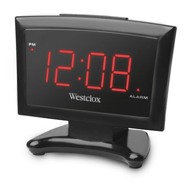 Westclox 70028 1.8'' Plasma LED Alarm Clock - Walmart.com