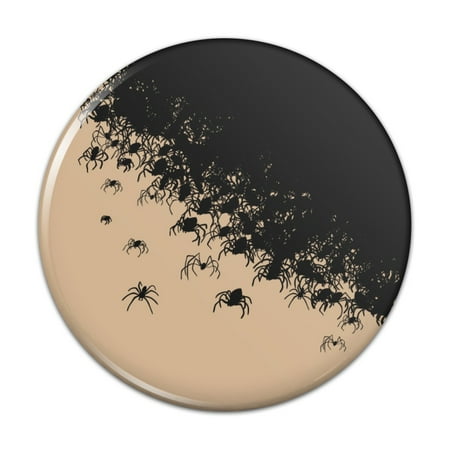 

Hundreds of Spiders Arachnophobia Kitchen Refrigerator Locker Button Magnet