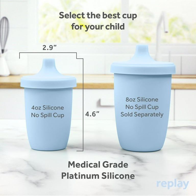 Re-Play - 8 oz. Silicone Sippy Cup Ice Blue