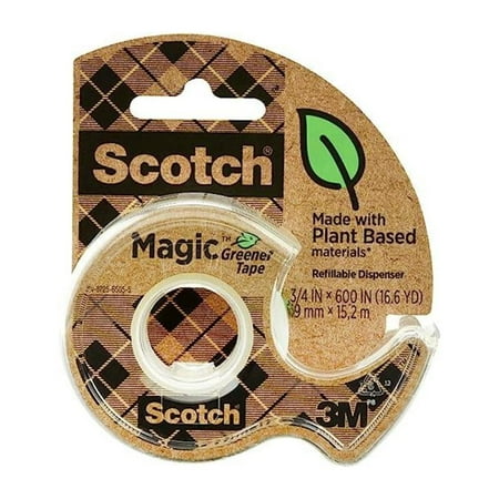 Scotch Magic Greener Tape, .75" x 600"