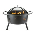 thumbnail image 4 of Penck 32in Iron Outdoor Fire Pit Bowl, Metal Fire Pit, Black, 4 of 8