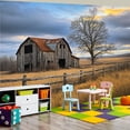 thumbnail image 4 of 100"x144" Wall Mural Peel and Stick Wallpaper Rustic Farmhouse Vintage Barn Country Field Landscape Rustic Wall Decor Self Adhesive Removable Wall Stickers for Bedroom Living Room, 4 of 7