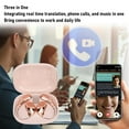 thumbnail image 3 of AI Language Translation Earbuds, 3 in 1 Translator Earbuds Real Time 7 Translation Modes, 164 Languages Real Time Translator Long Battery Life Travel Business Learning, 3 of 7