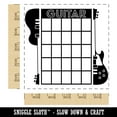 thumbnail image 2 of Split Electric Guitar Chord Chart Square Rubber Stamp Stamping Scrapbooking Crafting - Large 2.75in, 2 of 7