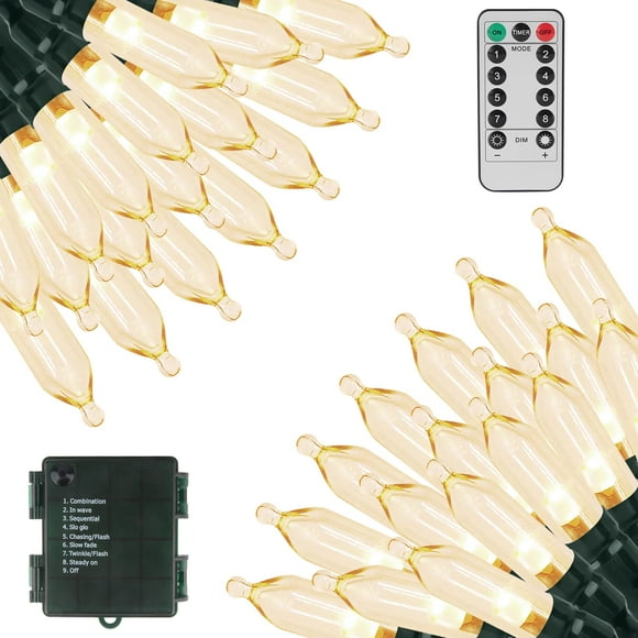 Cronómetro String Lights Green Convenience, 20 m, 200 LED, impermeable