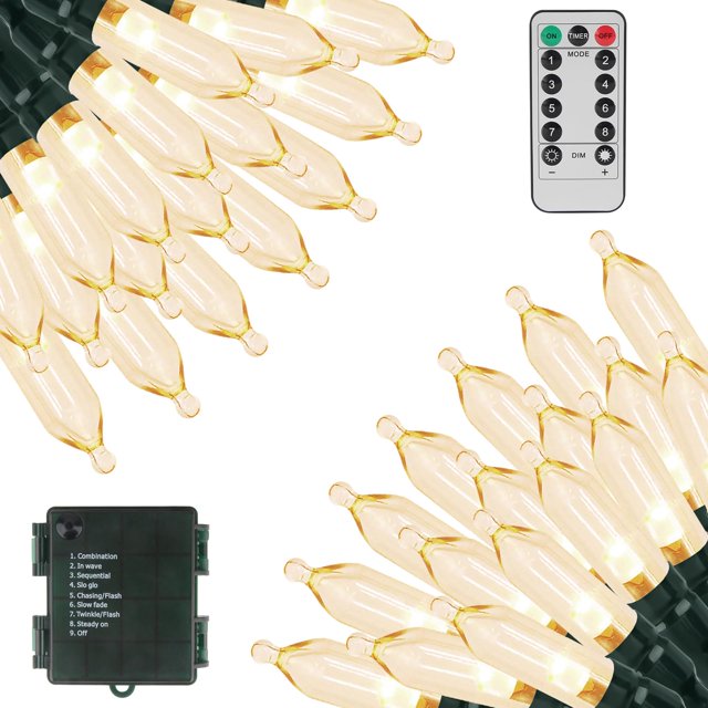 Cronómetro String Lights Green Convenience, 20 m, 200 LED, impermeable