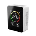 thumbnail image 1 of Portable Indoor CO2 Detector, Multifunctional Thermohygrometer, Home Digital Air Detector, Smart Air Quality Analyzer, Home Air Pollution Monitor, 1 of 4