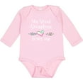 thumbnail image 3 of Inktastic My Great Grandma Loves Me Heart Great Grandchild Boys or Girls Long Sleeve Baby Bodysuit, 3 of 5