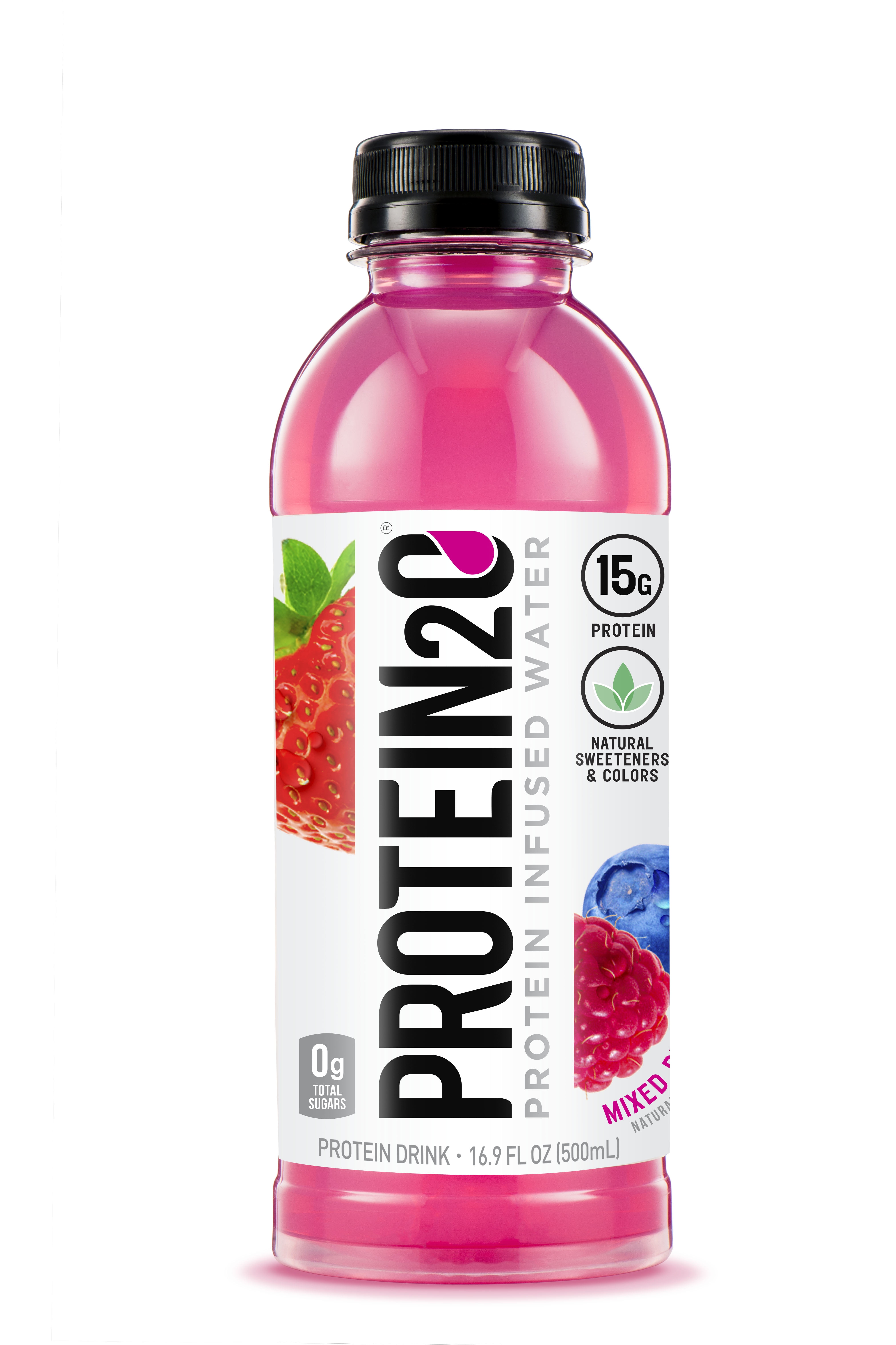 strække fejre Sandet Protein2o + Electrolytes, 15g Whey Protein Infused Water, Mixed Berry, 16.9  Oz Bottle (4 Count) - Walmart.com